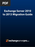 Exchange 2010 To 2013 Migration Guide PDF