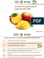 Resumen Exportación Mango 2016