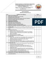 Daftar Tilik Check List Mengganti Verban PDF