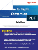 Time To Depth Conversion