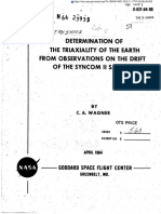 Determinati - On The Triaxiality The Earth From-Observations On The DRTFT THE II Satellite