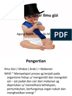 Konsep Dasar Ilmu Gizi