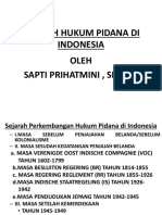 V. PP Sejarah Hukum Pidana Di Indonesia