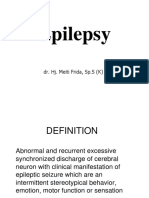 Epilepsy: Dr. Hj. Meiti Frida, SP.S (K)