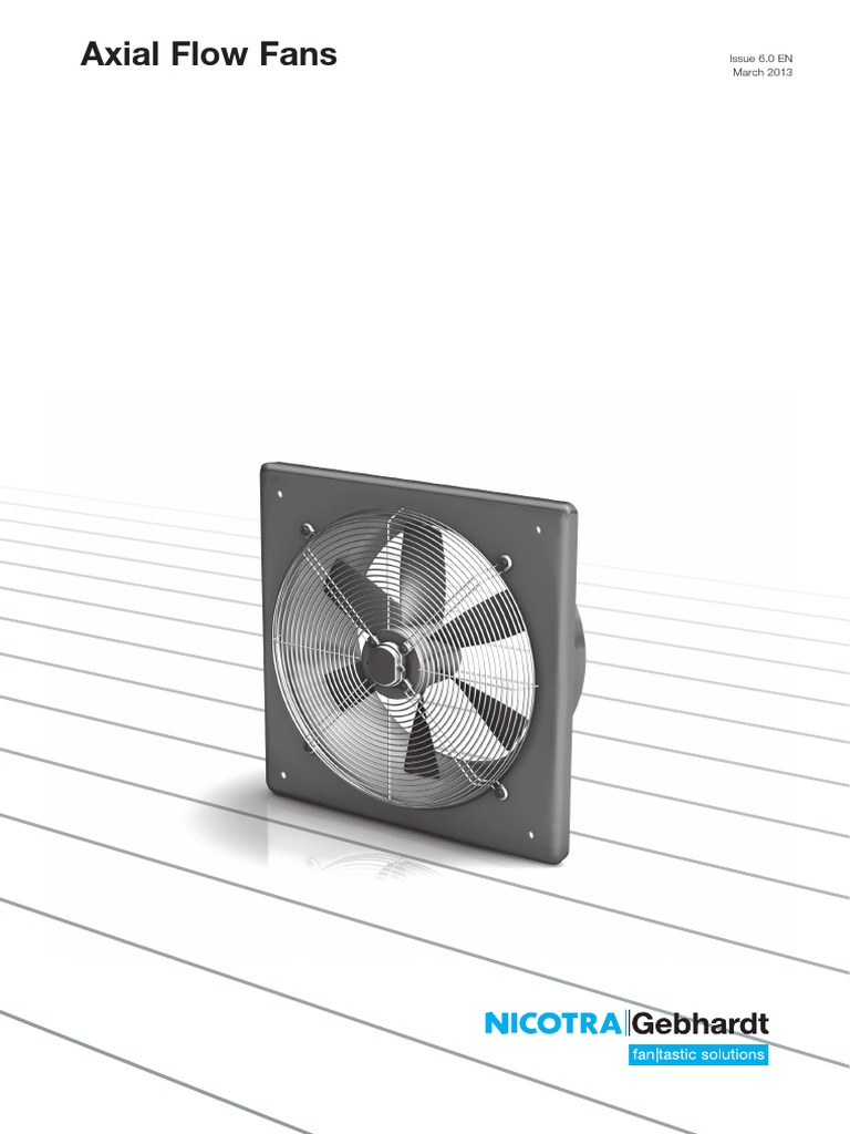 Axial Flow Fans PDF | PDF | Mechanical Fan | Switch