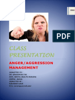 Class Presentation: Anger/Aggression Management