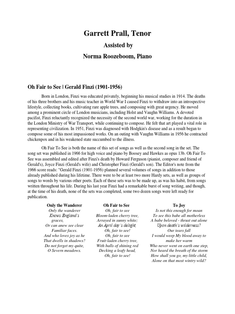 Program | PDF | Performing Arts | Classical Music