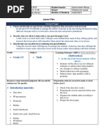 Lesson Plan Subtraction
