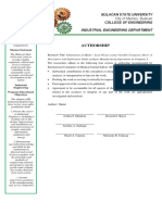 Bulacan State University Industrial Engineering Research on Lean Wastes