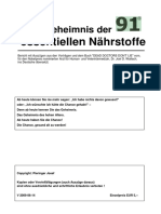 Das Geheimnis Der 91 Essentiellen Naehrstoffe - Dr. Joel D. Wallach PDF