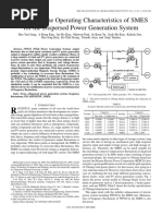 A Study On The Operating Characteristics of SMES For The Dispersed Power Generation System