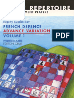 Sveshnikov-French Defense Advance Variation Vol 1 PDF