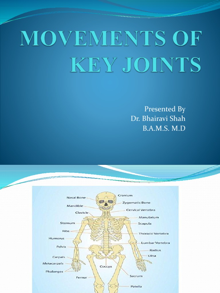 Movements of Key Joint | PDF | Social Science | Science & Mathematics