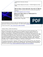 Optica Acta: International Journal of Optics