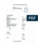 Simply Supported Rectangular Beam - Student