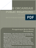 Posisi PR Dalam Organisasi
