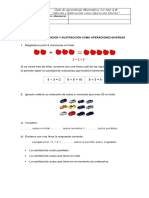 Guía Aprendizaje Matemática A-B Adición Sustracción