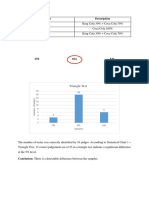 Sample Description: Triangle Test