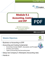 9.1 - Costing and ADempiere