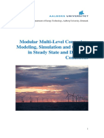 Modular Multi-Level Converter: Modeling, Simulation and Control in Steady State and Dynamic Conditions