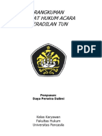 Rangkuman Hukum Acara Peradilan TUN and PDF