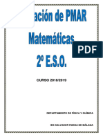 04 - Evaluación PMAR Matemáticas 2º ESO - 18-19 PDF