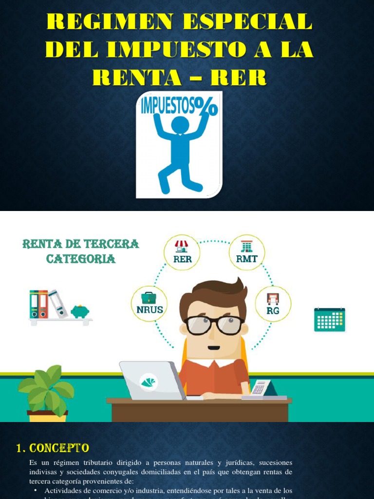 Régimen Especial del Impuesto a la Renta | PDF | Impuestos | Bancos