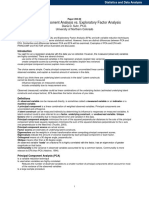 Principal Component Analysis vs. Exploratory Factor Analysis