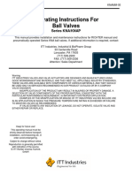 Richter™ Operating Instructions For Ball Valves: Series KNA/KNAP