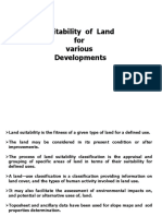 M.arc Class V Land Suitability Classification