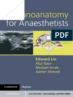 Sonoanatomy For Anaesthetists 2012 PDF