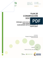 Plan de Conservación Documental