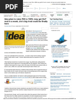 DoT _ Jio_ Idea Plan to Raise FDI to 100% May Get DoT Nod in a Week, Jio's Big Rival Could Be Finally Here