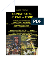 Construire Le CNR Togo Par Yanick Toutain