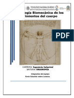 Biomecánica de los movimientos del cuerpo humano