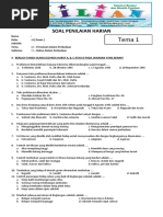 Soal Tematik Kelas 6 SD Tema 2 Subtema 2 Bekerja Sama Mencapai Tujuan Dan Kunci Jawaban