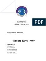 Electronic Remort Switch Project