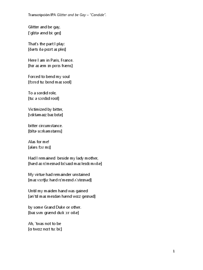 Glitter and Be Gay IPA PDF Gemstone Jewellery