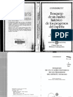 Condorcet - Bosquejo de Un Cuadro Histórico de Los Progresos Del Espíritu Humano PDF