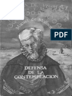 Miguel de Molinos - Defensa de La Contemplación PDF