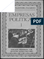 Saavedra Fajardo - Empresas Políticas I PDF