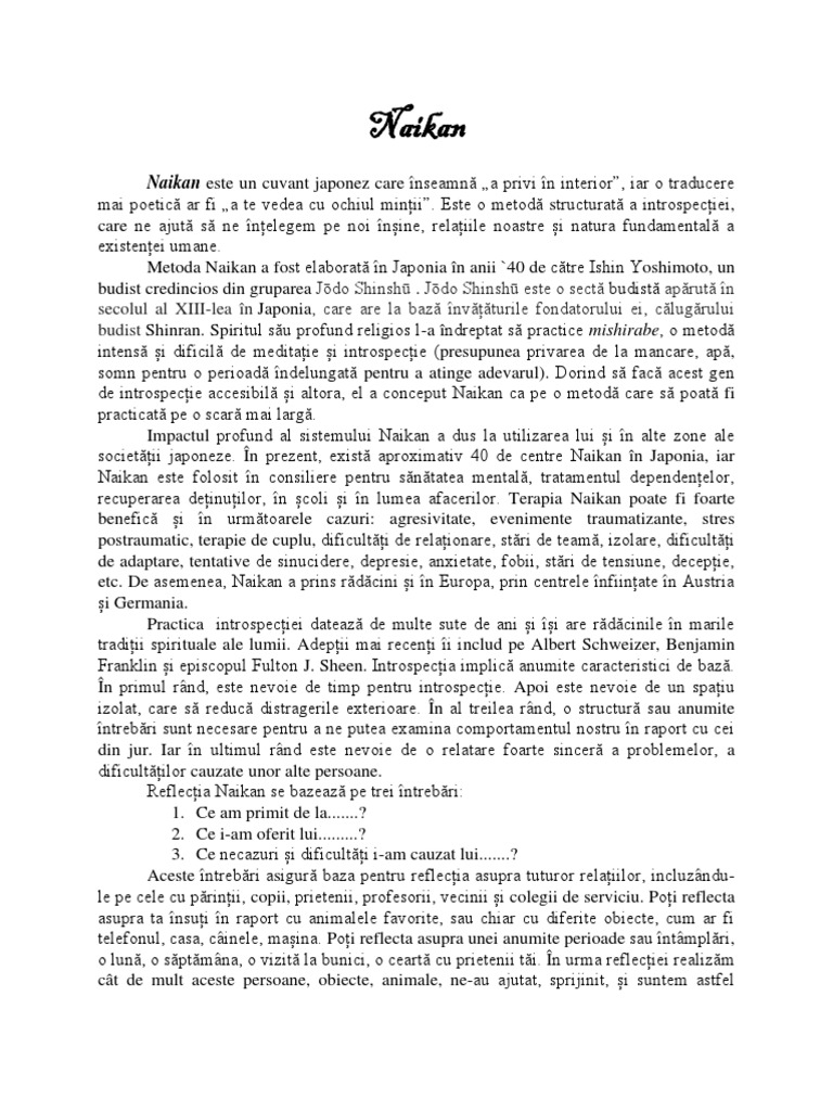 Naikan PDF | PDF