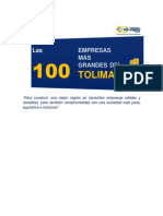 Las 100 Empresas Más Grandes Del Tolima