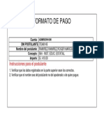 RECIBO de PAGO Examen de Admisión