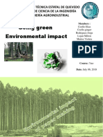 Environmental Impact Going Green