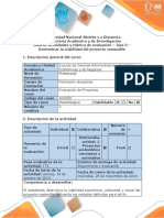 Fase 3 - Determinar La Viabilidad Del Proyecto Sostenible