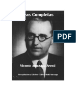 Vicente Amezaga Aresti - Indice Obras Completas y Referencias