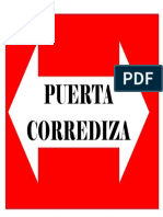 Puerta Corrediza