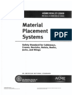 ASME B30.27-2009 Material Placement Systems