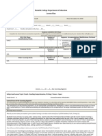 Medaille College Department of Education Lesson Plan